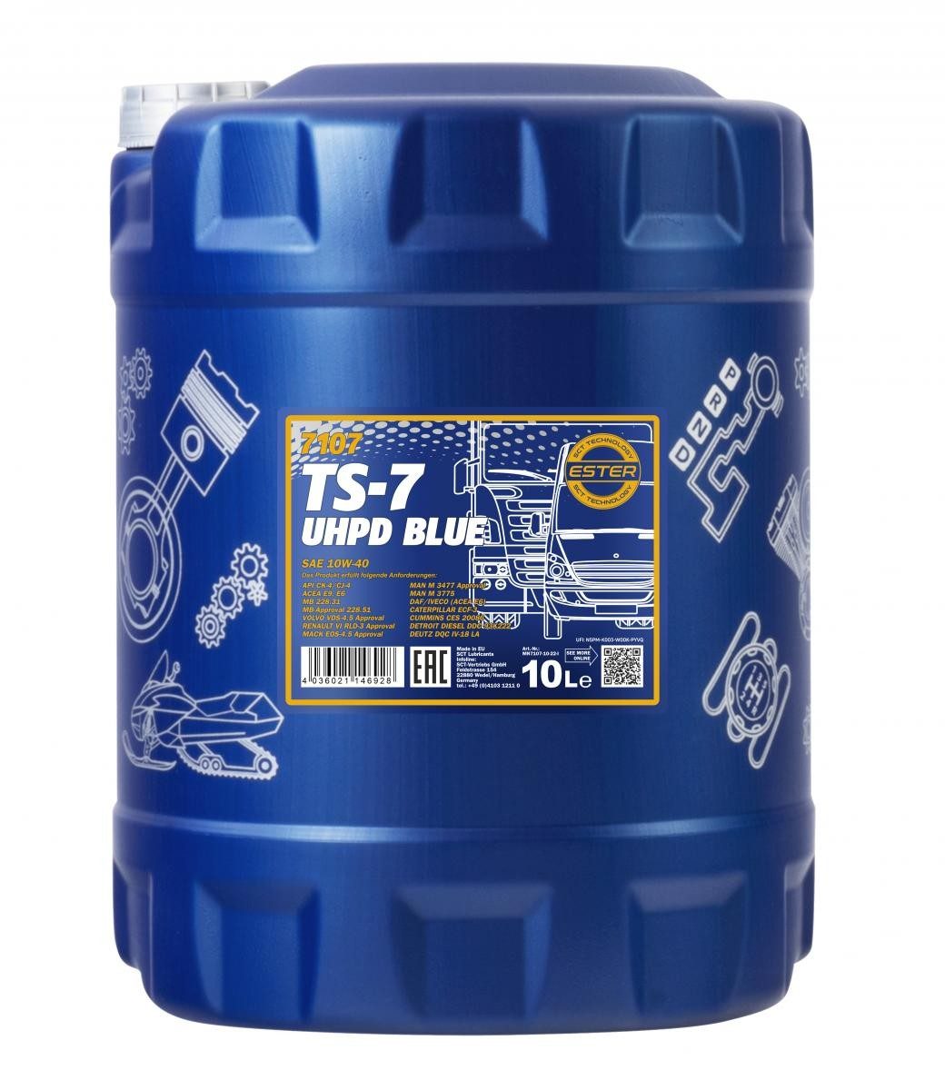 زيت 10/40 20لتر CK4 مانول 7107 TS-7 UHPD Blue