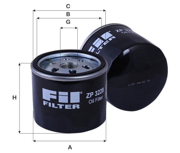 فلتر زيت كيا+مزليك HF-3228