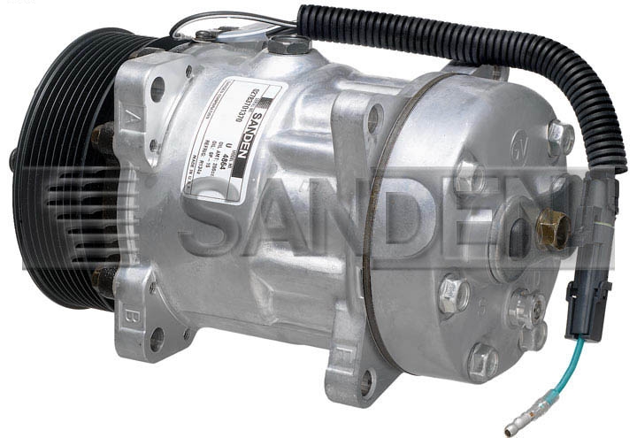 قمبريصة مكيف 709 12V 8PK Sanden Flex