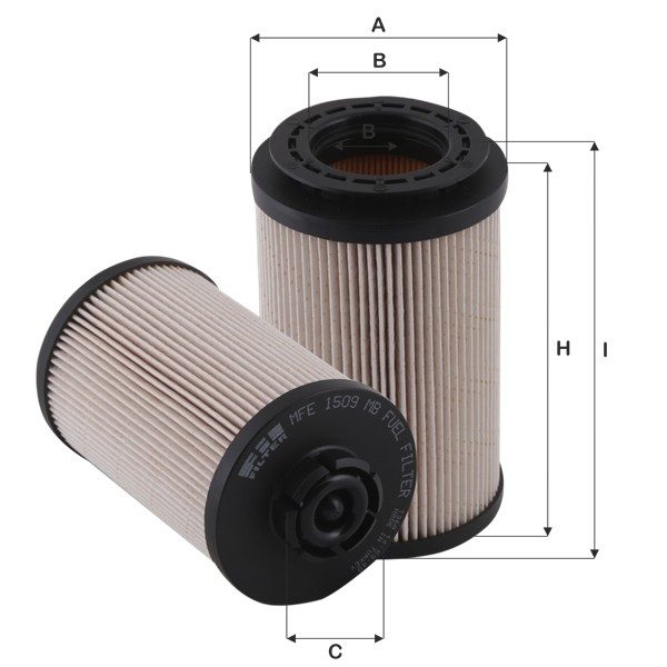 فلتر سولار حشوة فولفو FE+LF +06 PU1058X