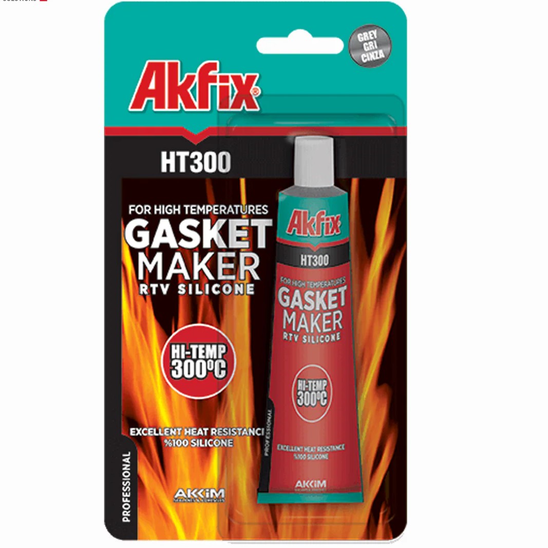 سلكون حراري احمر 85جم Akfix